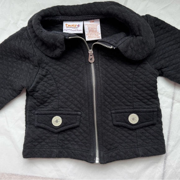Truly Scrumptious Other - Truly scrumptious by Heidi Klum Black Quilted Baby Jacket size 12m